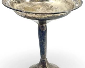 Vintage Sterling Weighted Crosby Compote