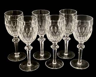 6pc Waterford Curraghmore Crystal Goblets