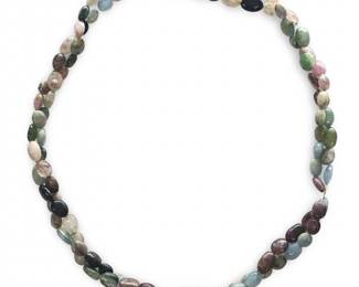 Beautiful Tourmaline Gemstone Bead Necklace