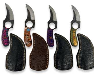 4pc Hunting Knife Collection