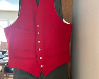 Military uniform vest and pants