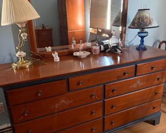 Hitchcock Dresser and Mirror