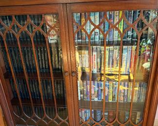 Double Door Bookcase Cabinet