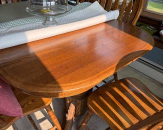 Kitchen Dining Table with 6 Chairs