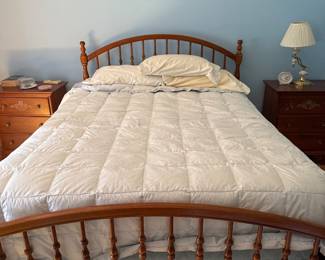 Hitchcock Queen Bed and Night stands