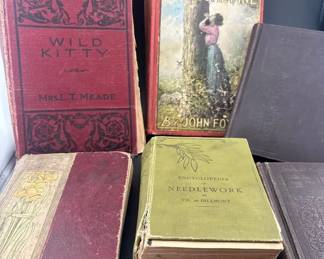 Vintage Hard Back Books