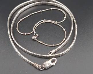 Sterling Chains 18in And 10in