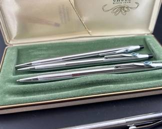 3 Cross Pens And A Mechanical Pencil