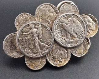 Half Dollar Coin Belt Buckle  Great American Buckle Co
