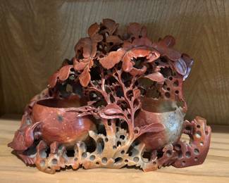 Vig. Chinese Carved Soapstone
