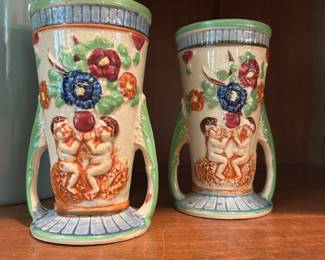 Vtg. Japanese Vases