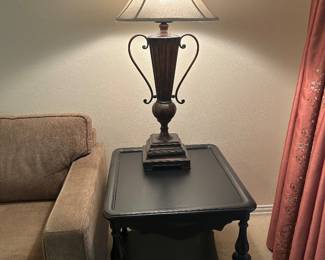 End Table and Lamps