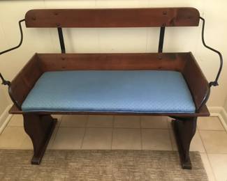 014 AntiqueStyle Buggy Seat Bench