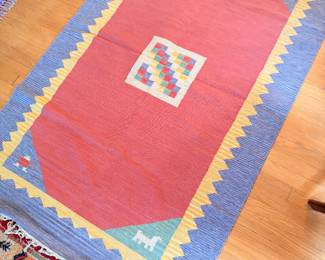 Vintage Handmade Persian Gabbeh rug