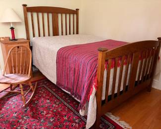 Mission Oak style bed