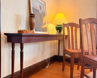 Cutest Vintage Spindle Console Table