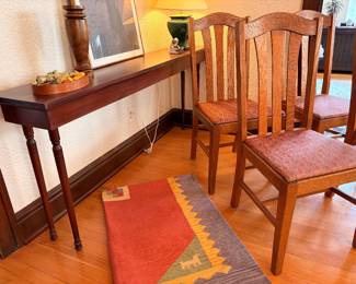 Cutest Vintage Spindle Console Table