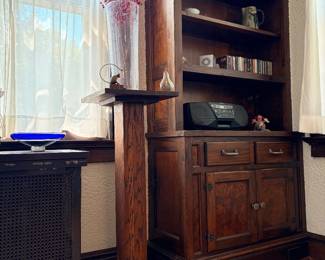 Mission Oak Pedestal