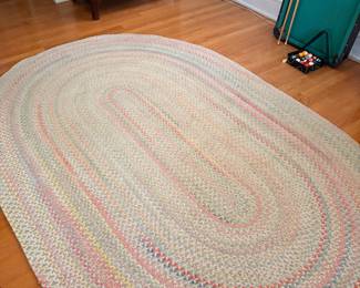 Oval hook rug