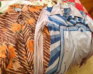 70s's button down shirts