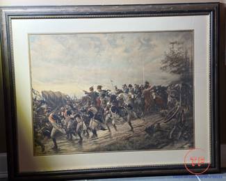 Framed Print "Napoleon's Retreat from Moscow"