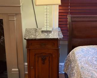 Antique Louis XV Carved Nightstand