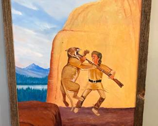 Original Oil on Canvas by DANIEL LONG SOLDIER