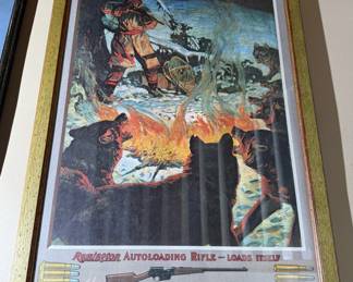 Framed REMINGTON Advertisement