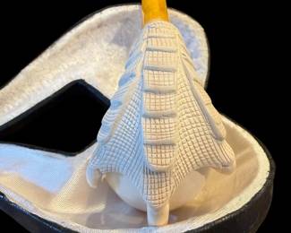 Meerschaum Carved Claw and Bowl Pipe