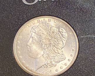 1884 CC Morgan Silver Dollars