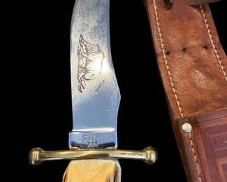 1980 CASE XX Kodiak Stag Knife with Sheath