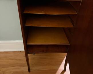 Antique Mahogany Music Cabinet