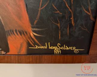 Original Oil on Canvas by DANIEL LONG SOLDIER