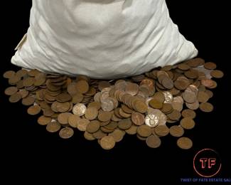 LOT of 6,000 Unsearched Wheat Pennies