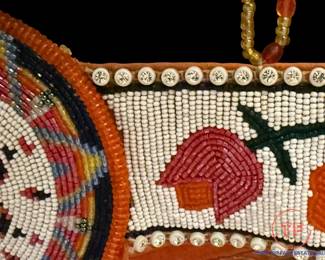 Native American Beaded Hair Ornament
