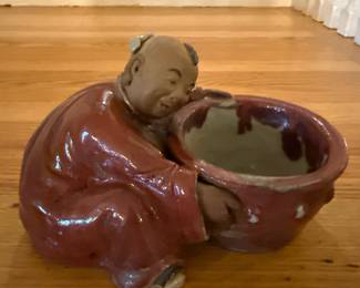Early 1900’s Shiwan Glazed Figure Qing Dynasty