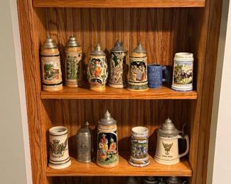 Vintage Beer Stein Collection