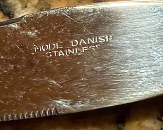 MCM Mode Danish Fjord Pattern Flatware