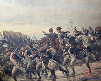 Framed Print "Napoleon's Retreat from Moscow"
