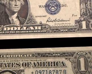 $1 Silver Certificate STAR Notes