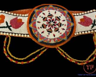 Native American Beaded Hair Ornament