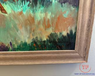 Original Oil on Canvas by DANIEL LONG SOLDIER