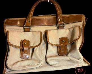 Vintage Ghurka Marley Hodgson Khaki Twill Cabin Duffle Bag