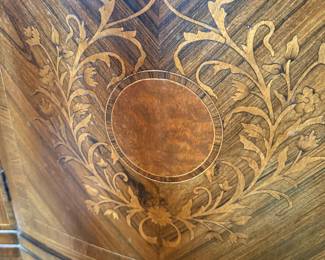 French Style Sideboard with Marquetry Inlay