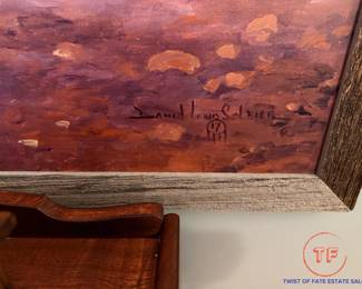 Original Oil on Canvas by DANIEL LONG SOLDIER