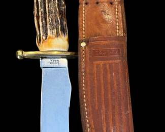 1980 CASE XX Kodiak Stag Knife with Sheath