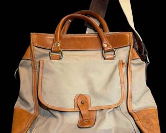 Vintage Ghurka Marley Hodgson Khaki Twill Cabin Duffle Bag