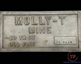 Molly-T Mine 50 oz Silver Bar