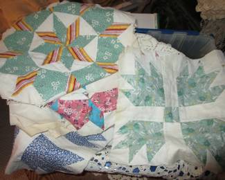 Antique quilt squares