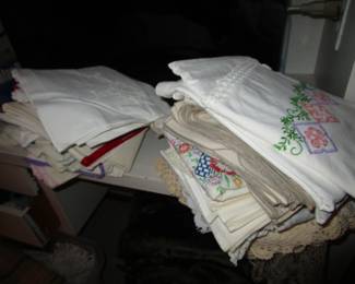 Antique pillow slips
